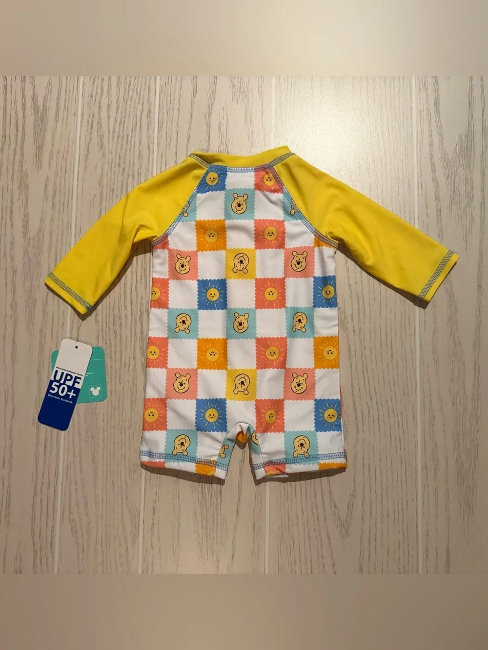 Disney Baby Boys Winnie the Pooh Rash Guard Swimsuit 0-3M NWT